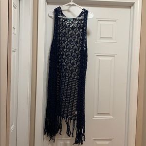 Fringe crochet kamono
